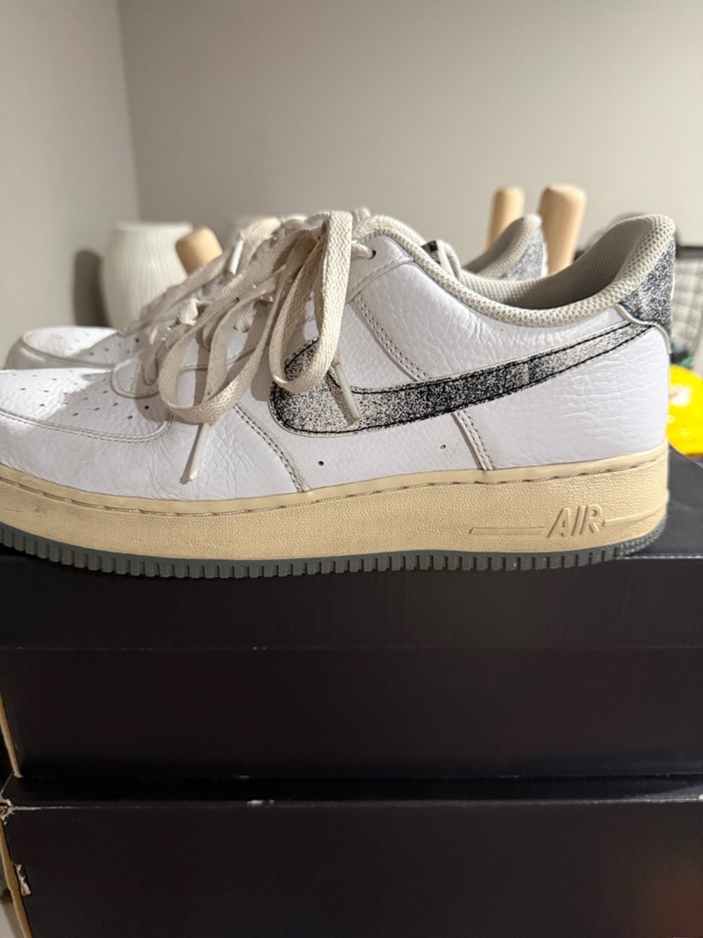 Nike Air Force 1 50 years of hip hop classic. Black and white. Size 10.5.